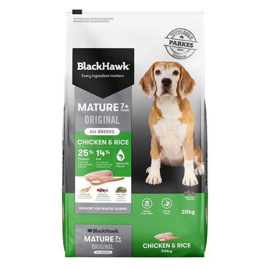 Black Hawk Chicken And Rice Mature Dog Food