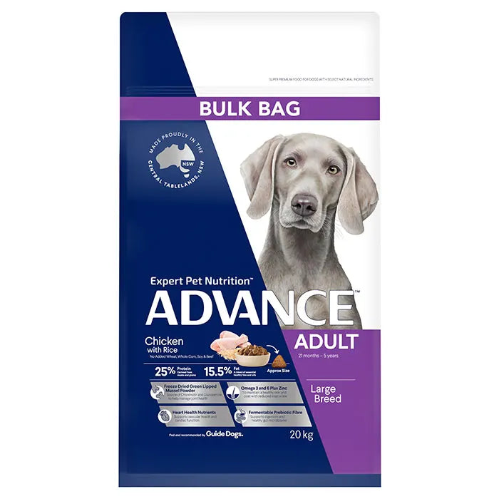 ADVANCE Adult Large Breed Dry Dog Food Chicken with Rice