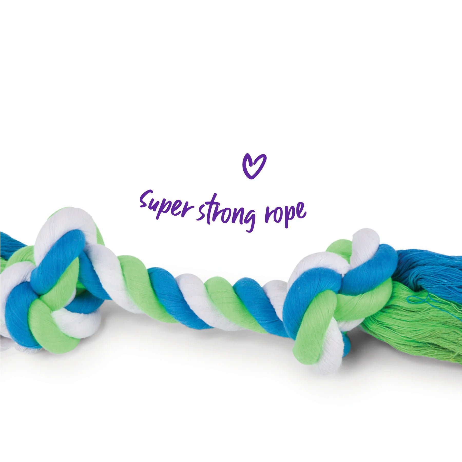 Twisted Rope Knot Bone Dog Toy