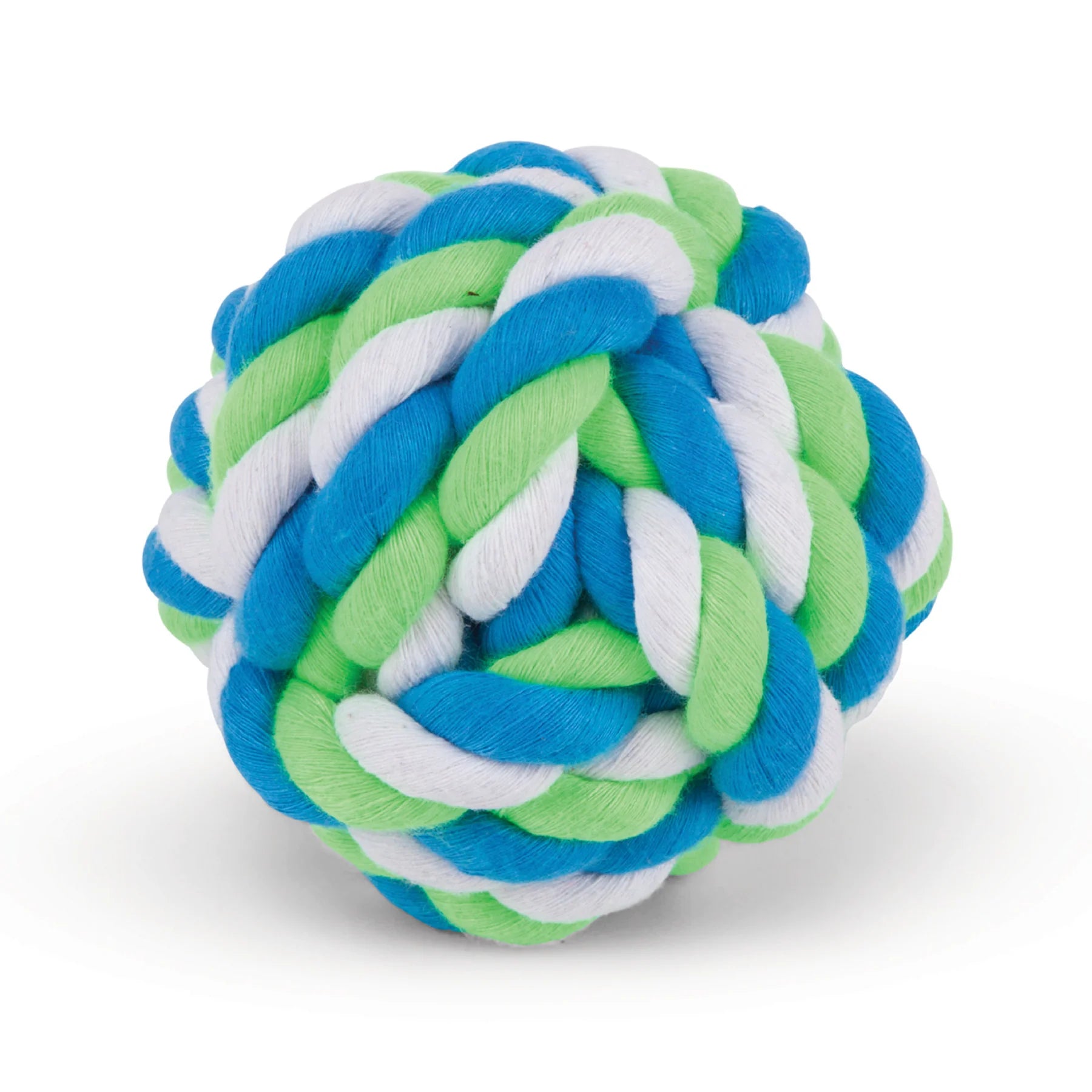 Twisted Rope Knot Ball Dog Toy