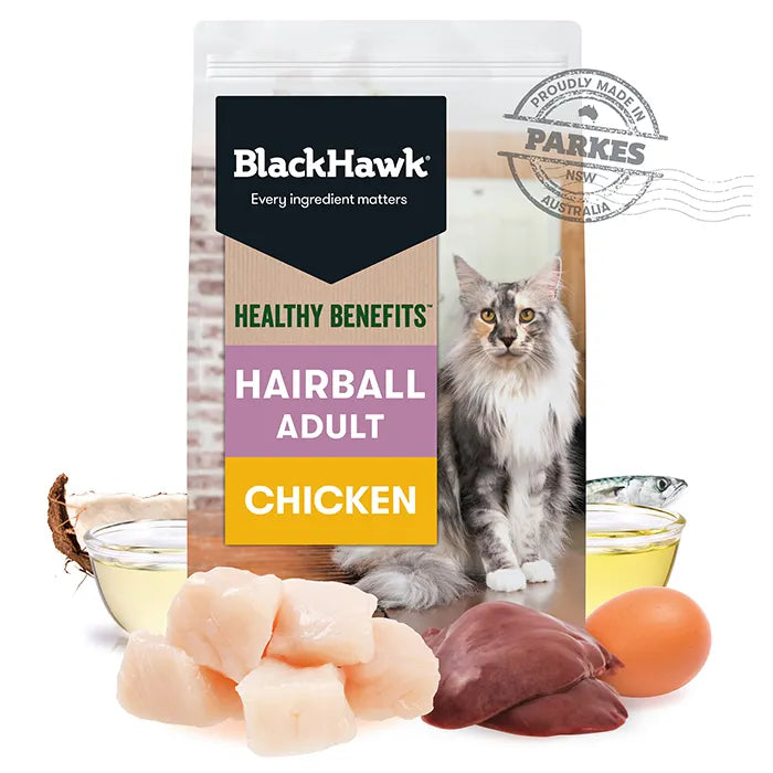 Black Hawk Hairball Healthy Benefits Adult Cat Food