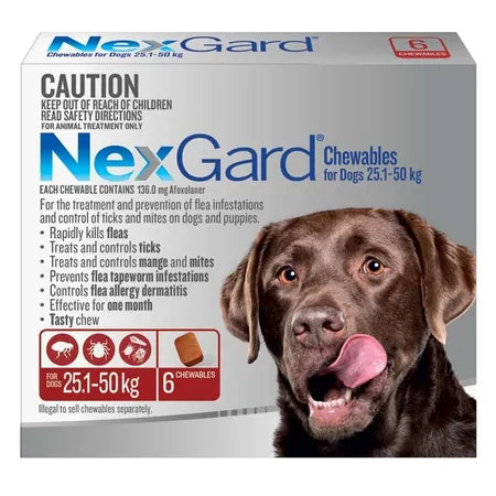 Nexgard For Extra Large Dog 25.1 - 50kg (3 pack)