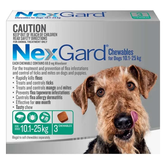 Nexgard For Large Dog 10.1 - 25kg (3 pack)