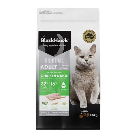 Black Hawk Chicken Dry Cat Food