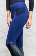 Load image into Gallery viewer, BARE Performance Riding Tights - Oxford Navy
