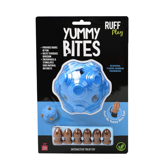 RUFF PLAY - Yummy Bites Blue Ball