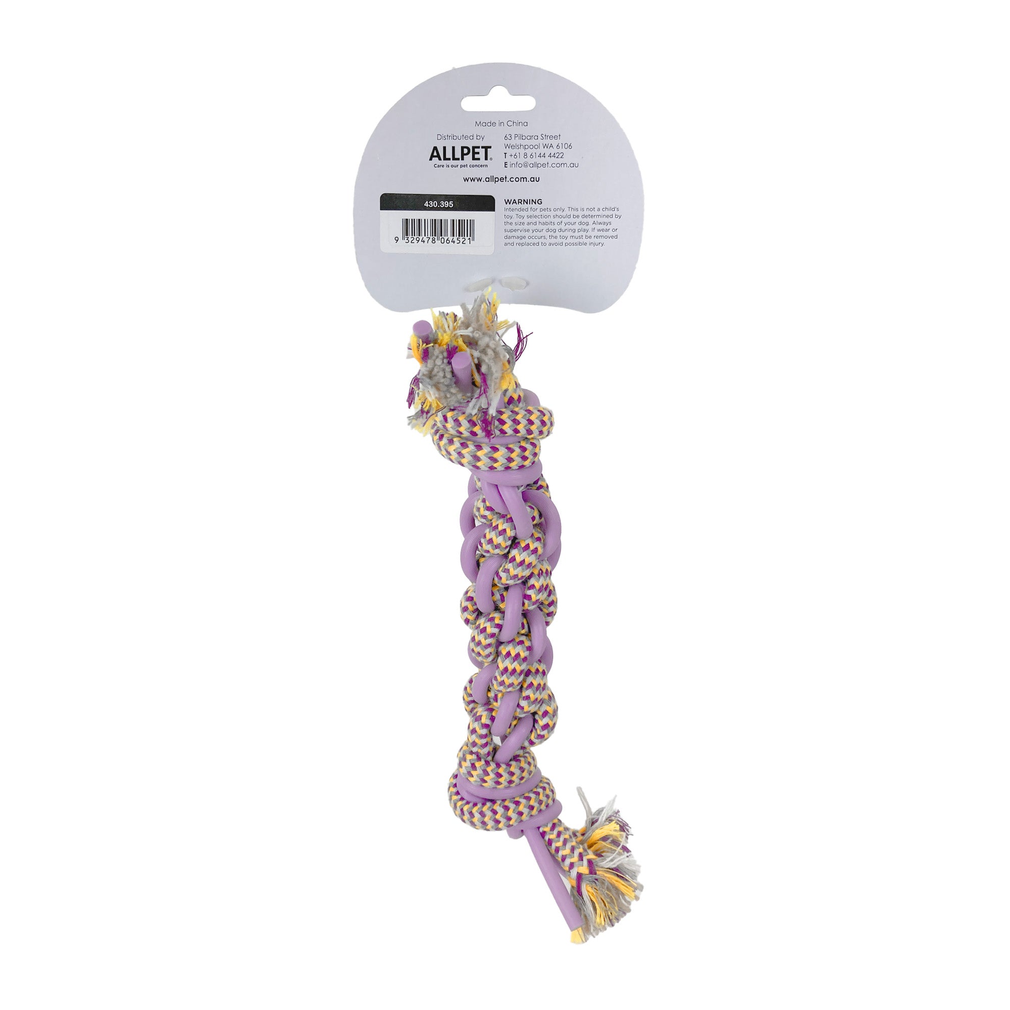 RUFF PLAY - TPR/Rope Chew Dental Bone Medium