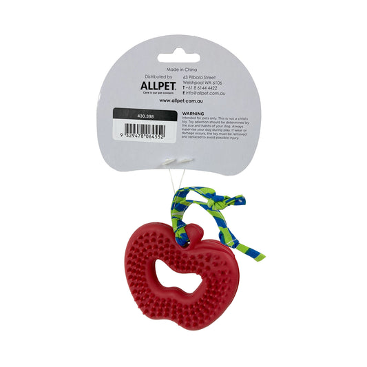 RUFF PLAY - Dog Toy Rubber Dental Apple