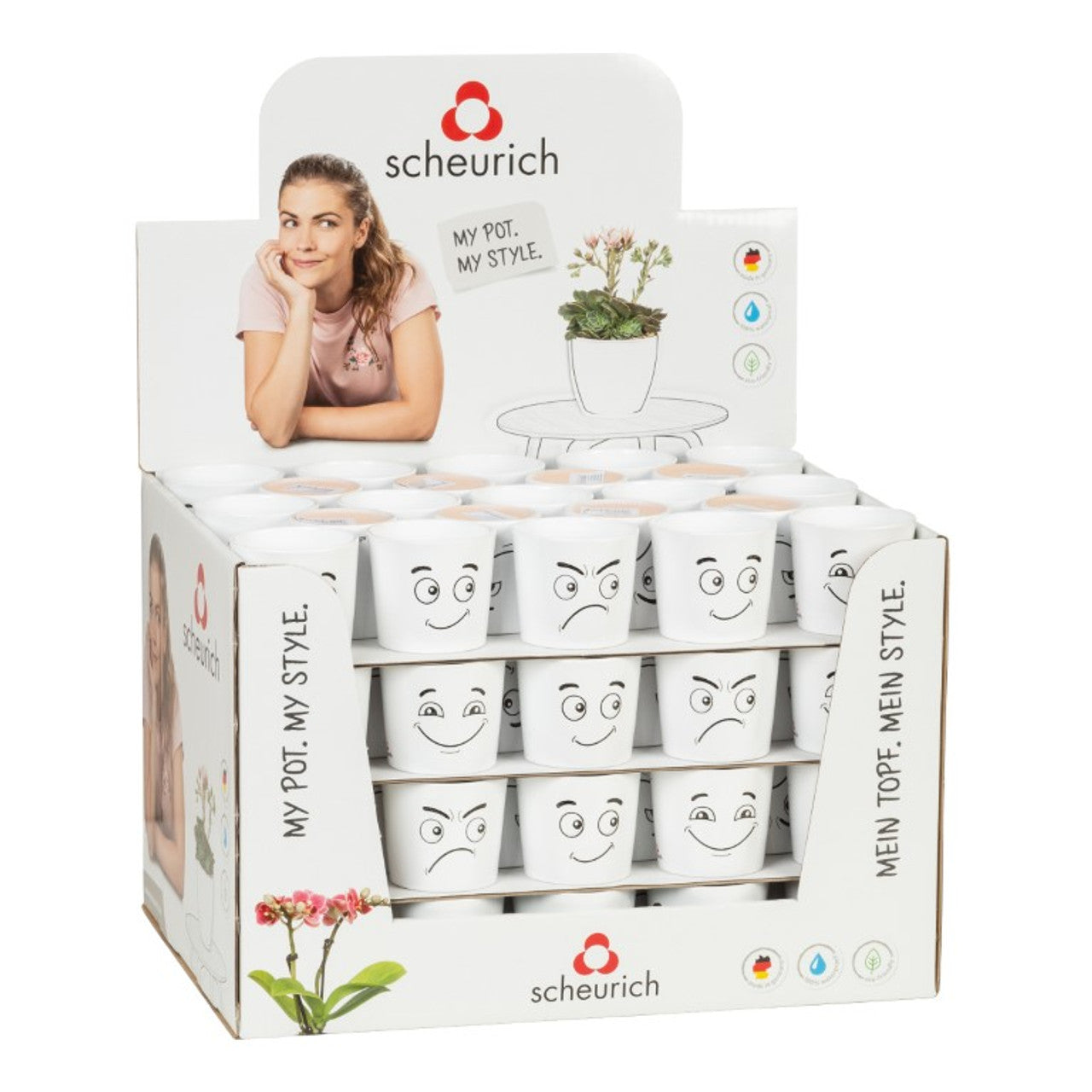 Scheurich Mini Face Pot (Assorted)