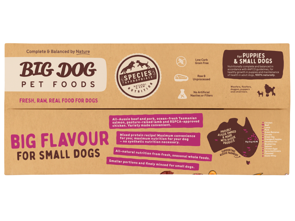 Big Dog - Small Dog Combo Raw Dog Food