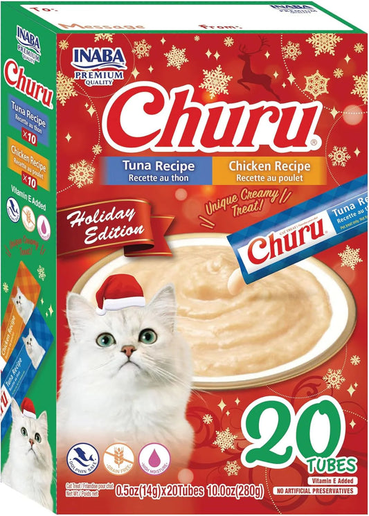 Inaba Churu Holiday Variety Pack - Chicken & Tuna (20 pack)