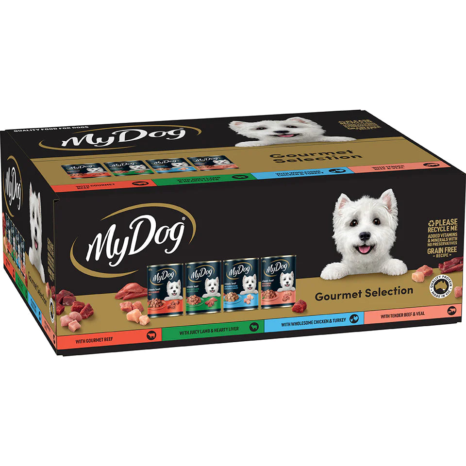 My Dog Gourmet Selection Multi Variety Pack Wet Dog Food 12x400g