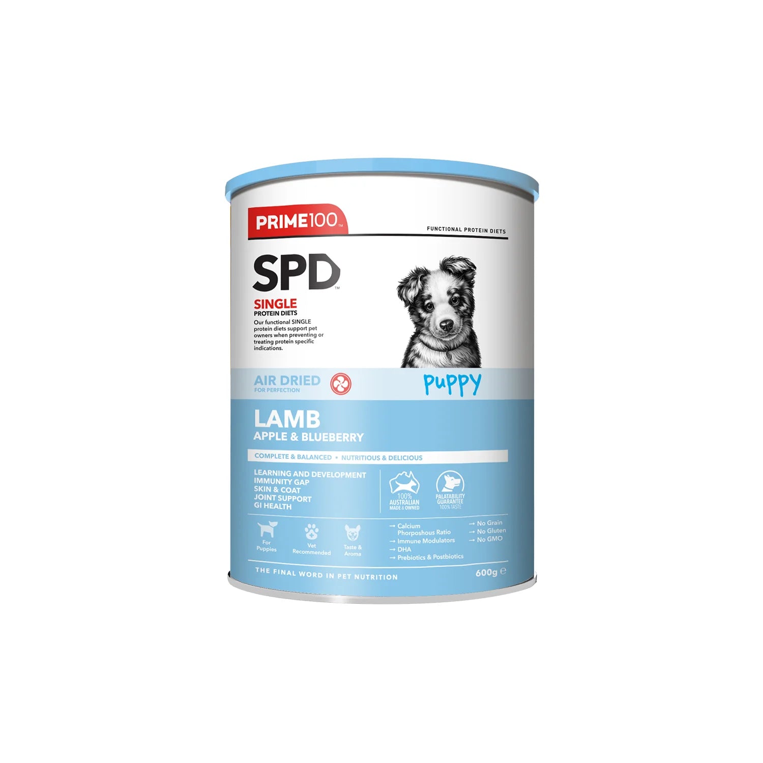 SPD™ Puppy Air Dried Lamb, Apple & Blueberry