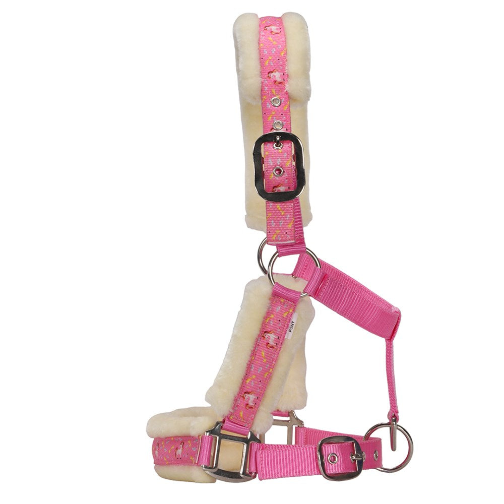 Bambino Nylon Unicorn Halter - Pink Unicorn