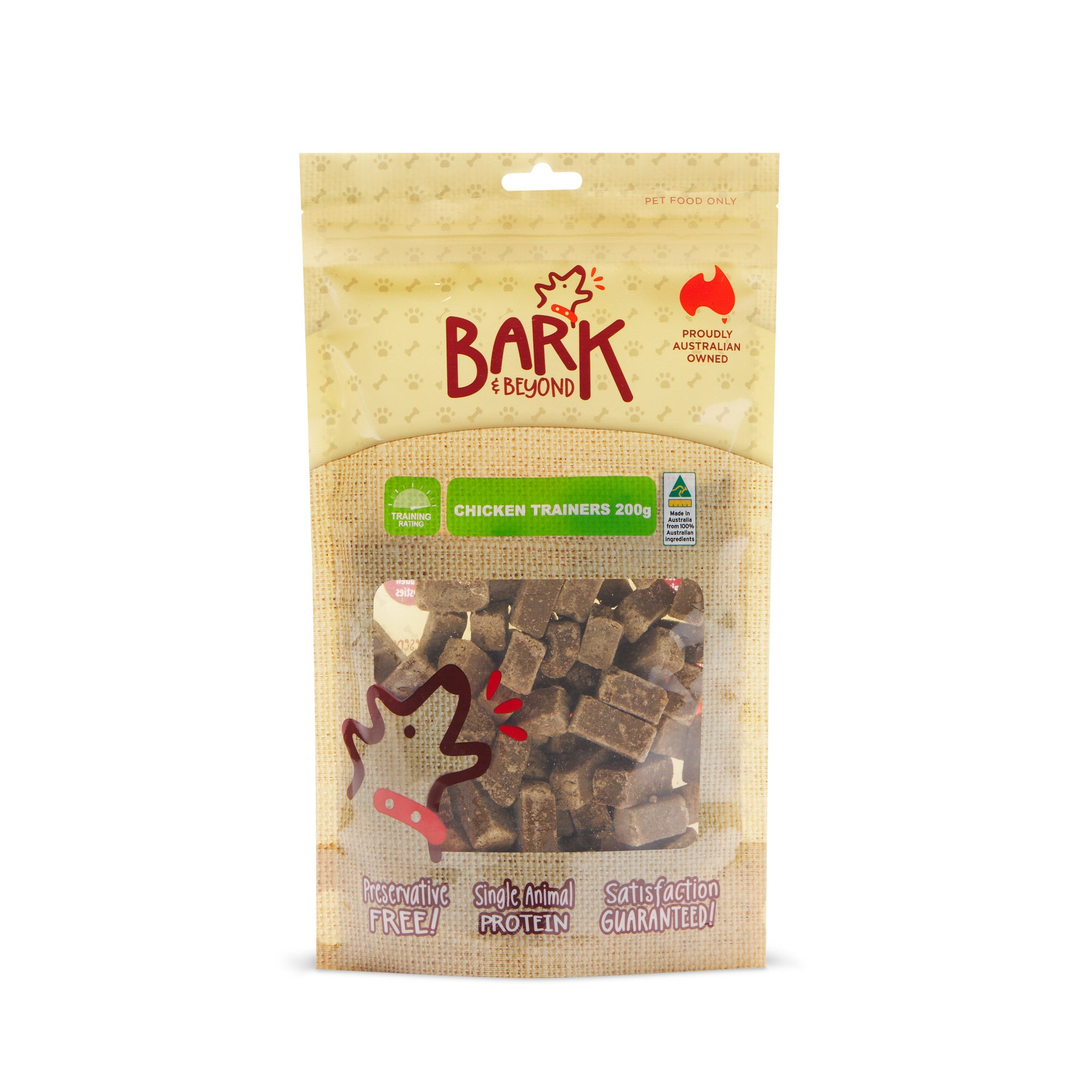 Bark and Beyond Chicken Trainers 200g