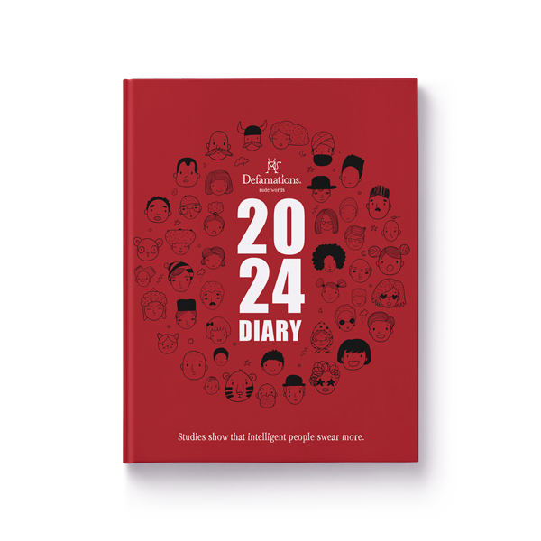 Defamations 2024 Diary - Red