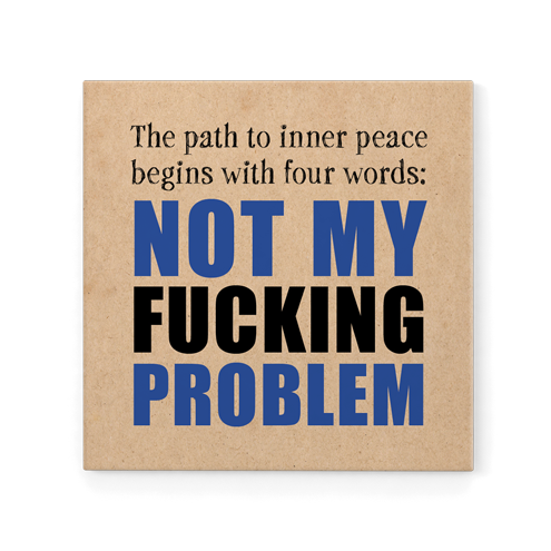 Defamations The path to inner peace - Magnet