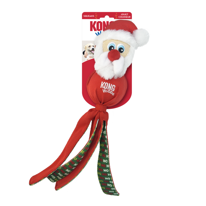 KONG Christmas Wubba Dog Toy