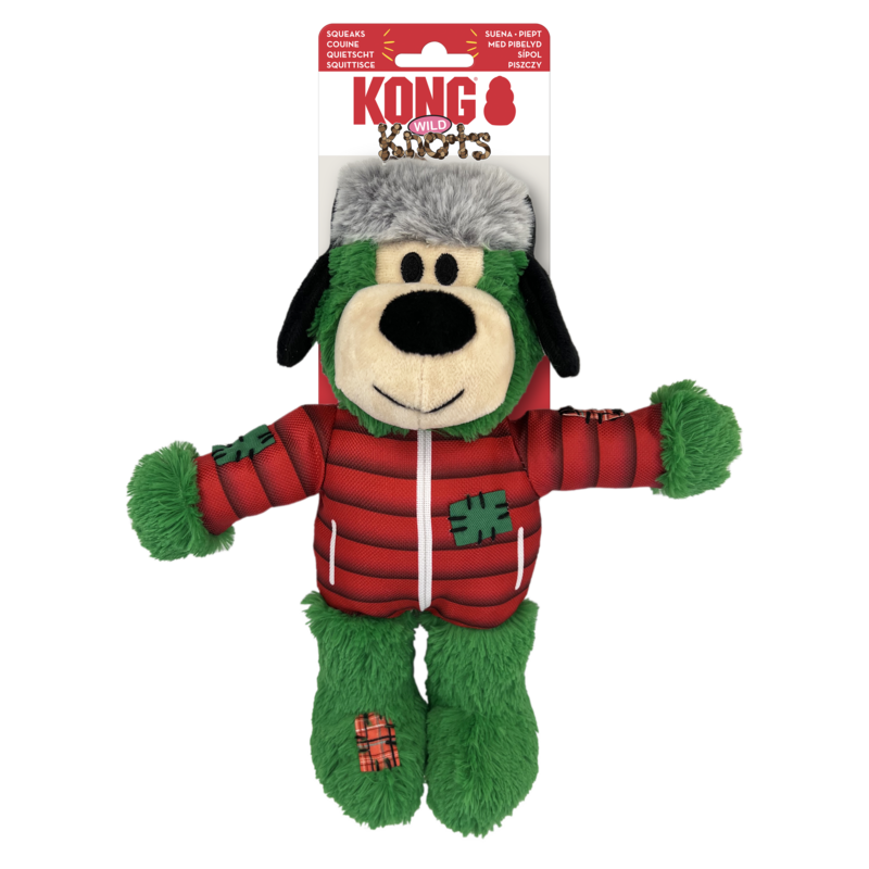 KONG - Holiday Wild Knots Bear (Assorted) (Medium/Large)