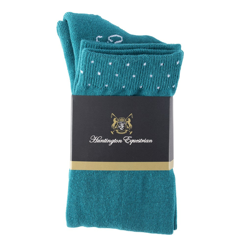 Huntington Knee High Riding Socks - Teal