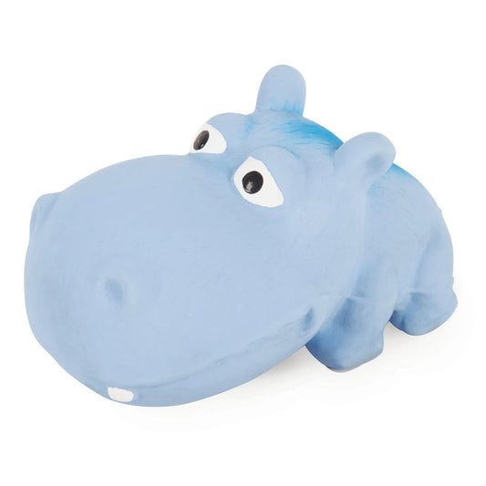 Hazy Hippo Squeaky Dog Toy