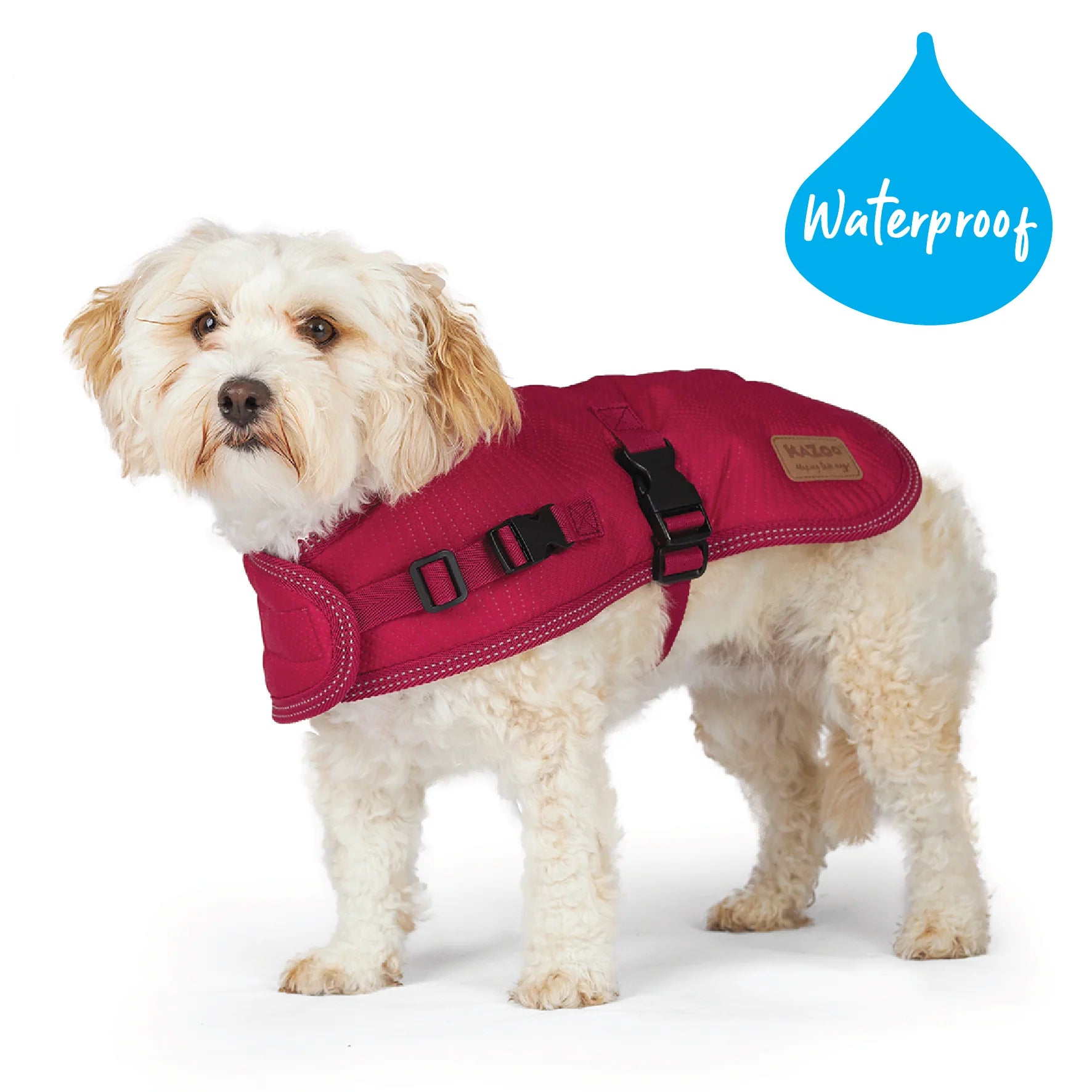 Adventure Dog Coat - Cherry