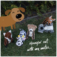 Load image into Gallery viewer, Furries - Tough Cow Dog Toy
