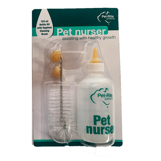 Pet-Rite - Nurser Bottle 120ml Kit