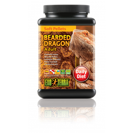 Exo Terra Bearded Dragon Food Adult Soft Pellets