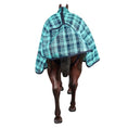 Load image into Gallery viewer, PVC Shade Mesh Horse Rug Combo Turquoise/Navy
