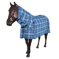 Load image into Gallery viewer, PVC Shade Mesh Horse Rug Combo Navy/Blue
