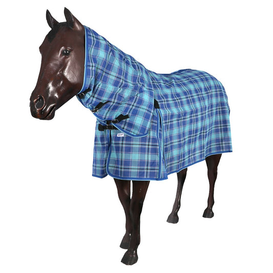 PVC Shade Mesh Horse Rug Combo Navy/Blue