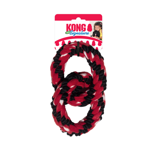 KONG - Signature Rope Double Ring Tug