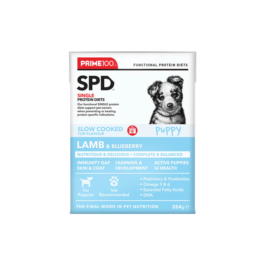 Prime100 - SPD™ Slow Cooked Lamb & Blueberry Puppy 354g