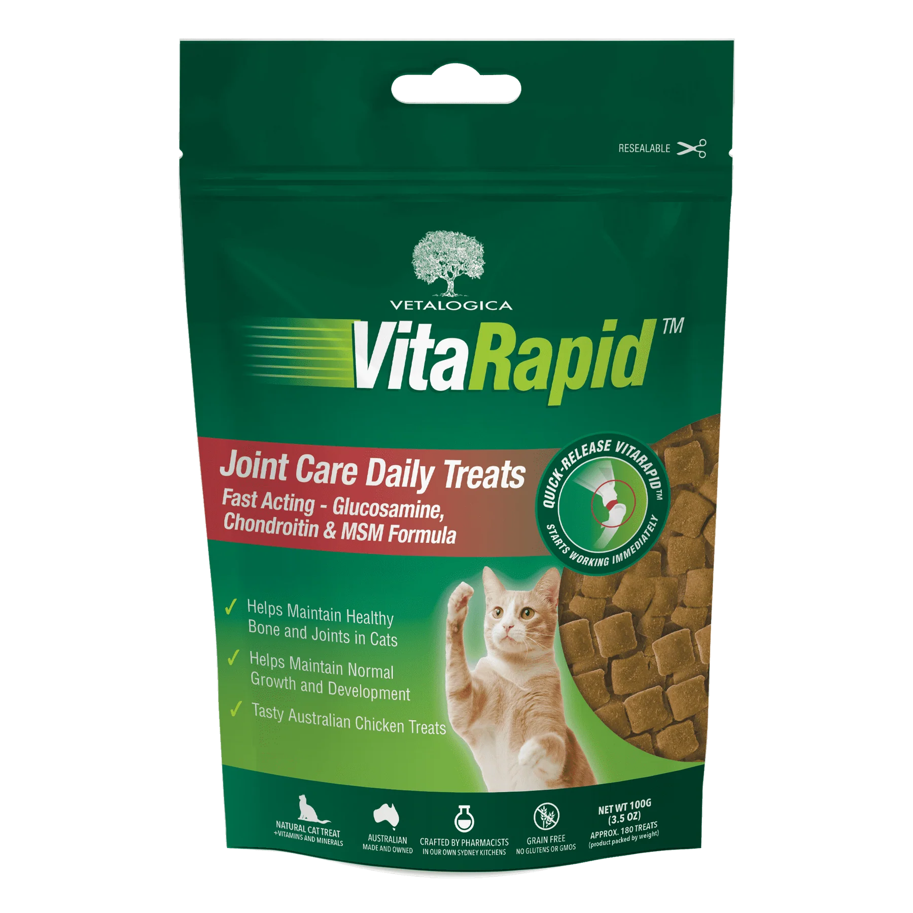 VitaRapid® Joint Care Daily Treats For Cats 100g