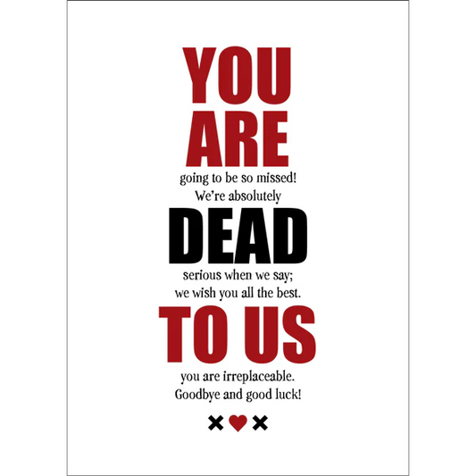 Defamations - You are dead to us