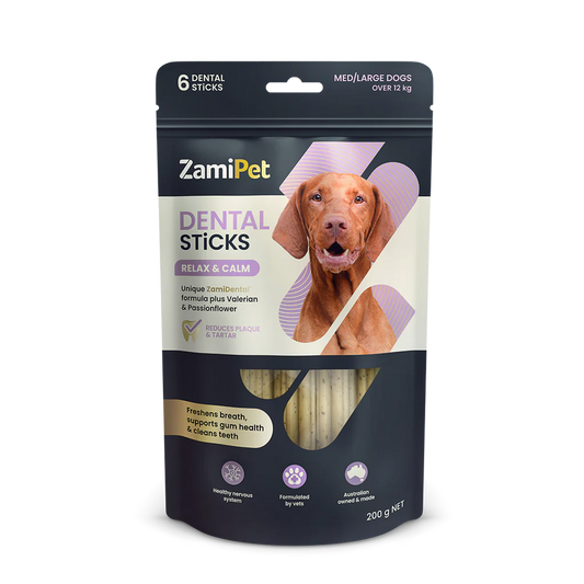 ZamiPet Dental Sticks Relax & Calm - Med/Large Dogs