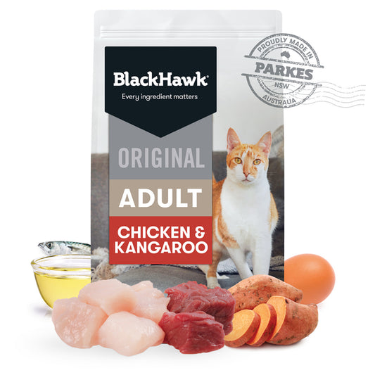 Black Hawk Chicken and Kangaroo Dry Cat Food