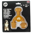 Load image into Gallery viewer, Tasty Bone Nylon Trio Bone For Dogs - Peanut Butter
