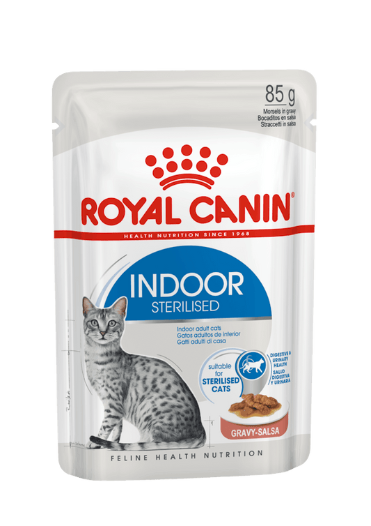 Royal Canin Indoor Sterilised Adult 12x85g Wet Cat Food