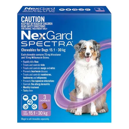 Nexgard Spectra for Dogs 15.1 - 30kg