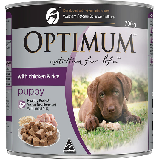 OPTIMUM Puppy with Chicken and Rice Wet Dog Food