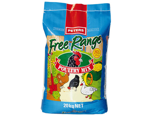 Peters Free Range Chicken and Poultry Mix Food 20kg