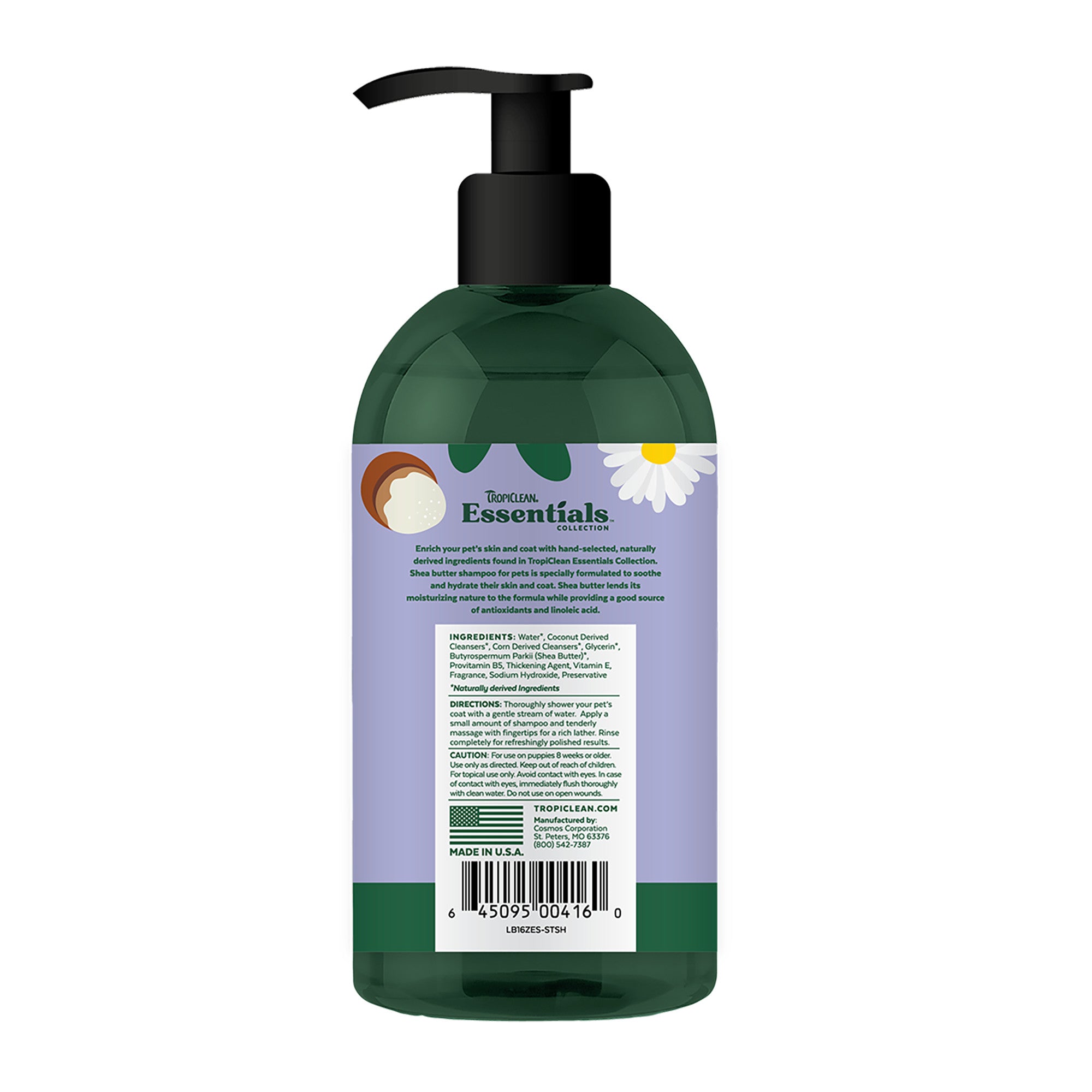 TropiClean Essentials SheaButter Shampoo 473mL