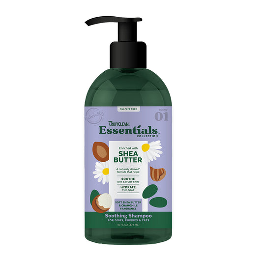 TropiClean Essentials SheaButter Shampoo 473mL