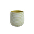 Load image into Gallery viewer, Ceramic Belly Ribbed Round Pot
