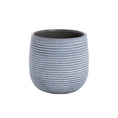 Load image into Gallery viewer, Ceramic Belly Ribbed Round Pot
