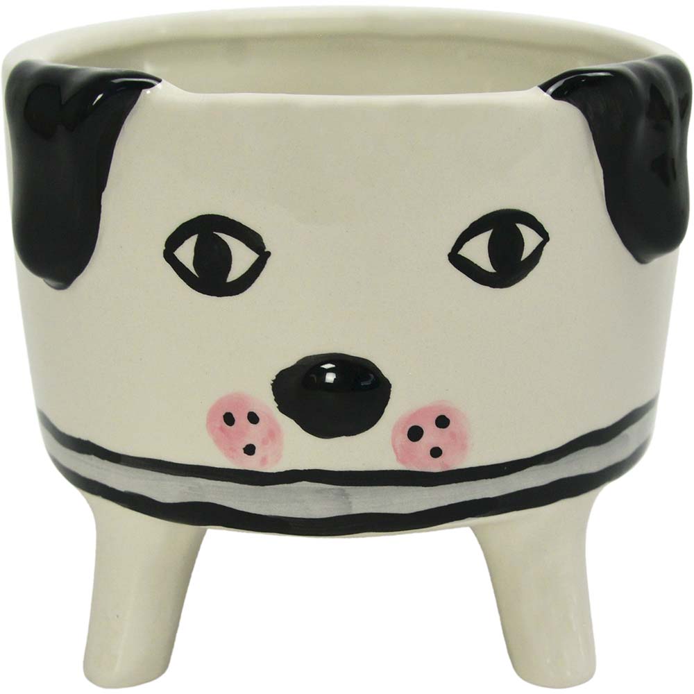 Ceramic Animal Planter - Milo Dog