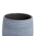 Load image into Gallery viewer, Ceramic Belly Ribbed Round Pot
