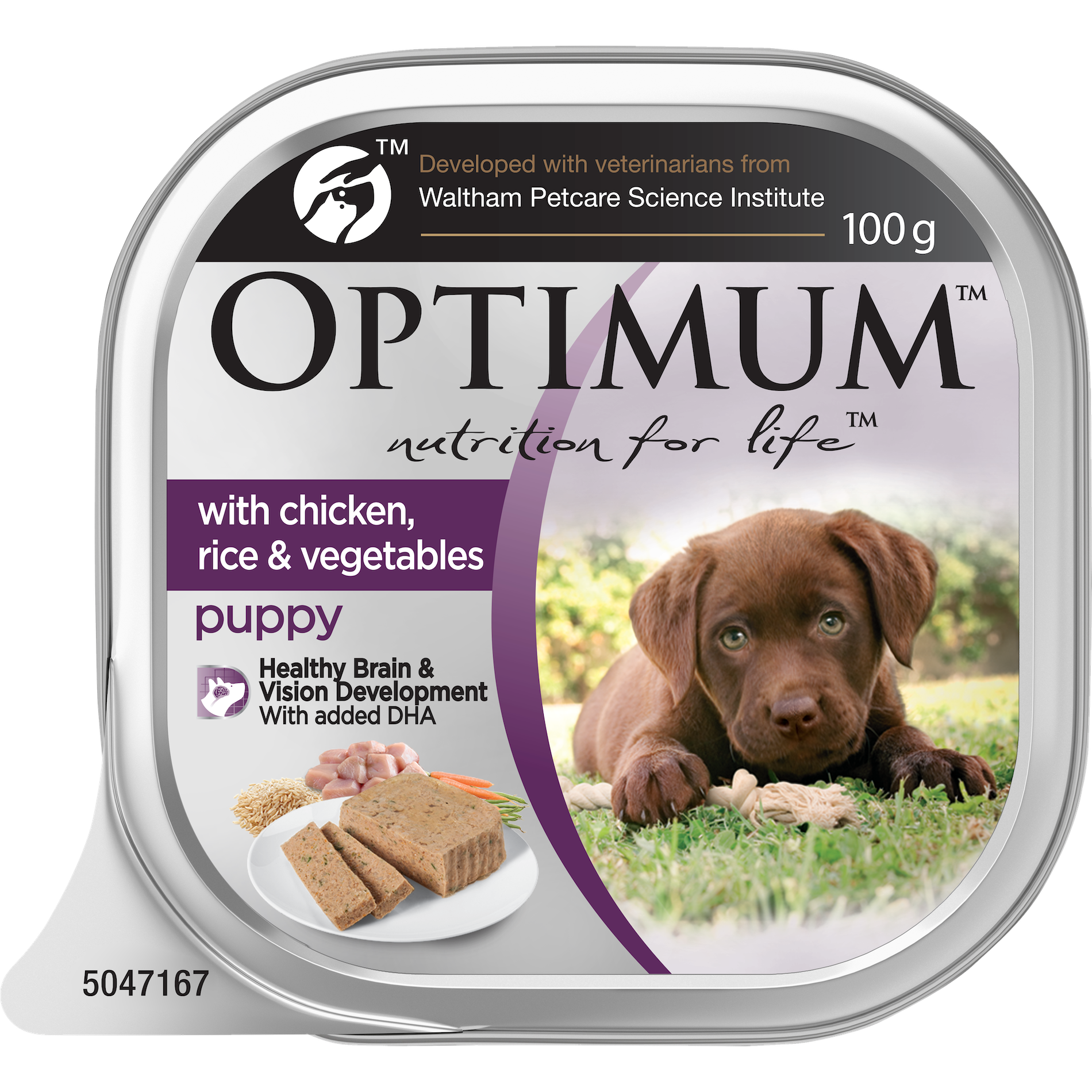 OPTIMUM Puppy Food with Chicken and Rice 100g